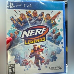 Nerf Legends Game with Blue and Orange Cover
